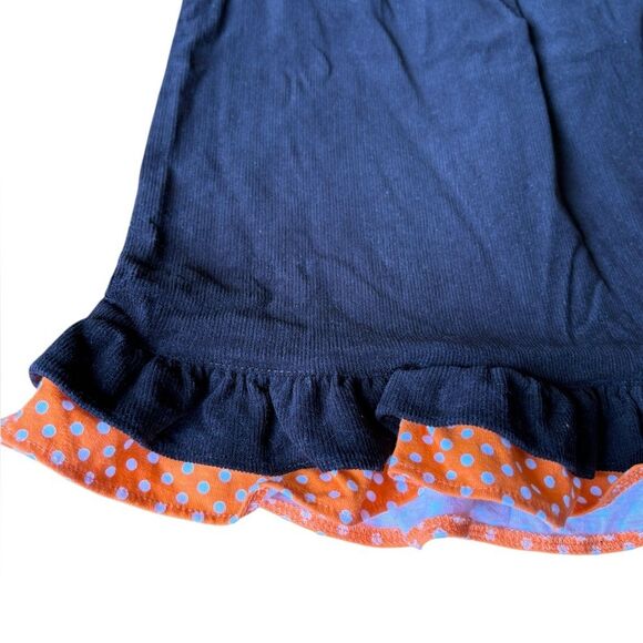 Blueberi Boulevard Embroidered Turkey Corduroy Jumper Dress Little Girl Size 4T - Picture 6 of 8